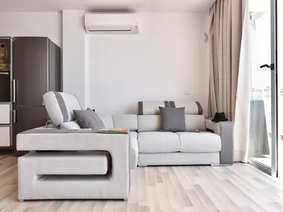 Zona de estar de Penthouse Beyond Amadores by VillaGranCanaria