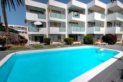 Piscina en o cerca de Apartamento al lado de la playa by CASAS COCODRILO