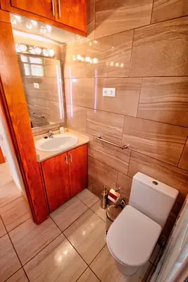 Un baño de Apartamento al lado de la playa by CASAS COCODRILO