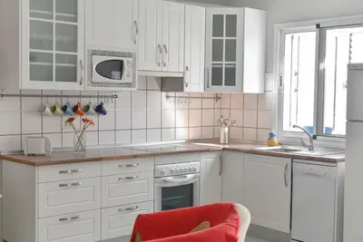 Una cocina o zona de cocina en Casa Apolo