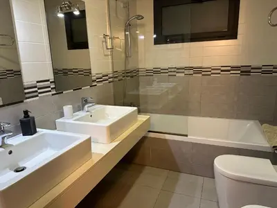 Un baño de Villa Montegolf