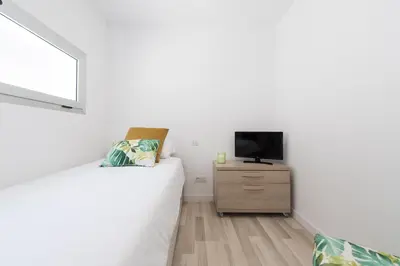 Cama o camas de una habitación en Beyond Amadores by Vector