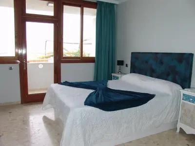 Cama o camas de una habitación en Villa Beatriz