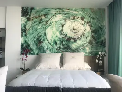 Cama o camas de una habitación en Beyond Amadores C&H Suite