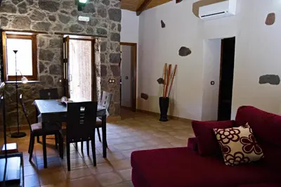 Zona de estar de El Rinconcito de Tejeda