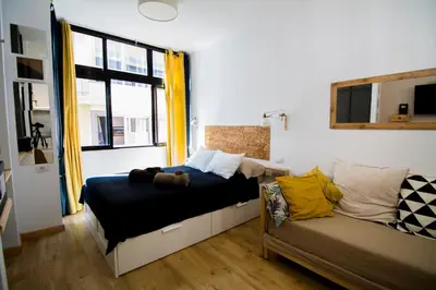 Cama o camas de una habitación en Reina Marina