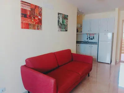 Una cocina o zona de cocina en Las Olas Mar