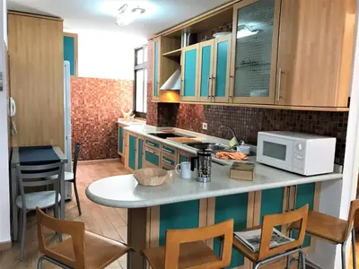 Una cocina o zona de cocina en Nature Vista Agaete & Parking