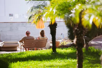Clientes alojados en Jacarandas Beach