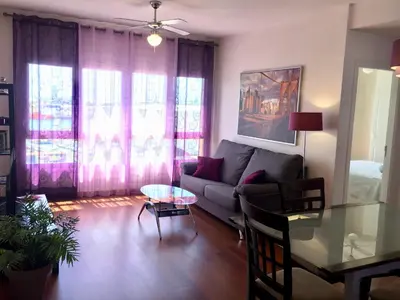 Zona de estar de Apartamento con vistas