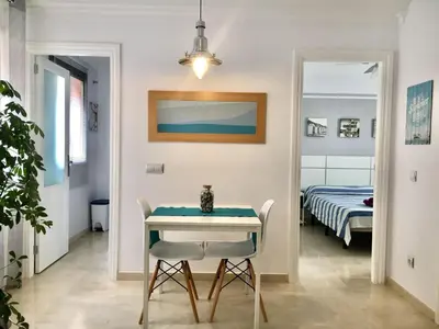 Cama o camas de una habitación en Apartamento beach house