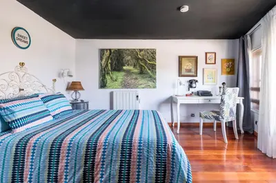 Cama o camas de una habitación en Loft La Fuente