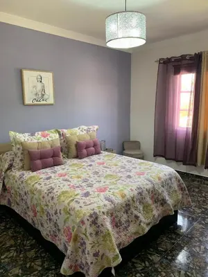 Cama o camas de una habitación en Vacacional Tegueste 1ºA