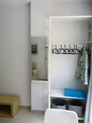 Un baño de Vivelorural Apartamento Canteras vista mar lateral
