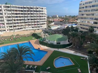 Piscina en o cerca de Apartamento con Vistas al Mar