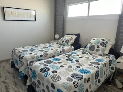Cama o camas de una habitación en Apartment with a view - Playa del Inglés, Taidia