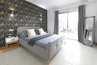 Cama o camas de una habitación en Salobre Vista Golf 27