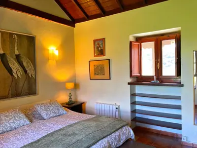 Cama o camas de una habitación en Casa Rural Ca'Chispita