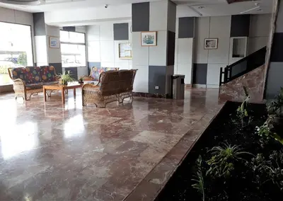 Zona de estar de Fantastic apartment near the beach
