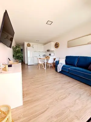 Una cocina o zona de cocina en Sea View