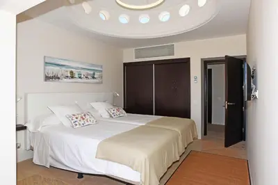Cama o camas de una habitación en Salobre Cardón