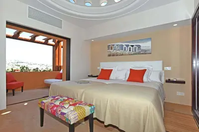 Cama o camas de una habitación en Salobre Moringa