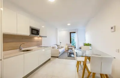 Una cocina o zona de cocina en Plaza de La Feria Premium Apartments