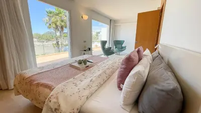 Cama o camas de una habitación en Nueva Suecia 716