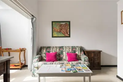 Zona de estar de Loft luminoso y amplio muy cerca de Las Canteras