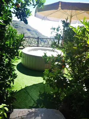 Jardín al aire libre en Casa Fuente Hervera