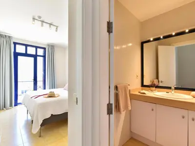 Cama o camas de una habitación en Villa Feliz 128