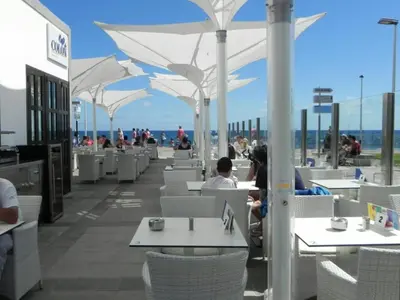 Un restaurante o sitio para comer en Villa Feliz 128