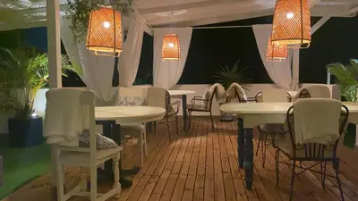 Zona de estar de Casa Doramas VV