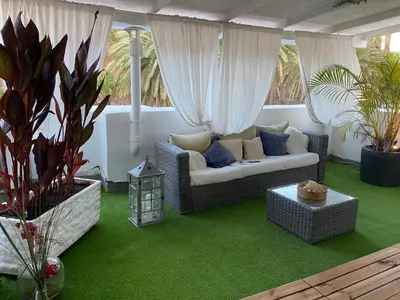 Zona de estar de Casa Doramas VV