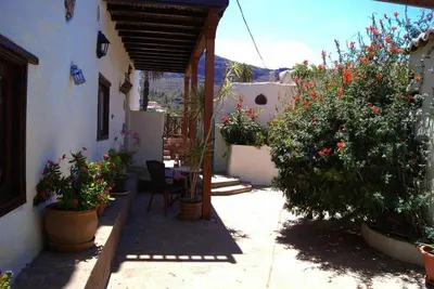 Jardín al aire libre en Casa rural EL Olivar - El Orujo