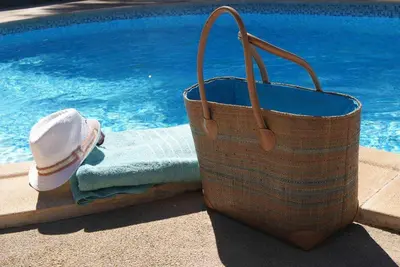 Piscina en o cerca de Casa rural EL Olivar - El Orujo