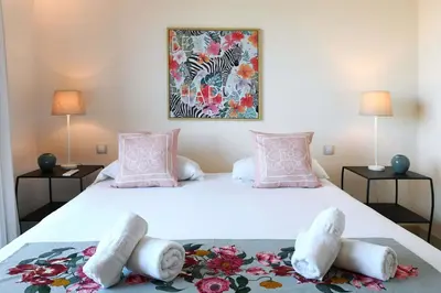 Cama o camas de una habitación en Salobre Morro Golf 1