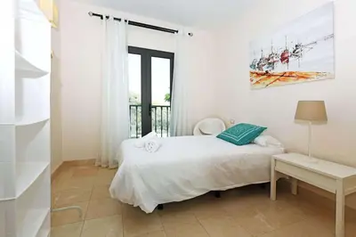 Cama o camas de una habitación en Salobre Morro Golf 10