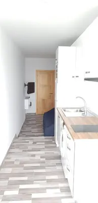 Una cocina o zona de cocina en Apartamento muelle