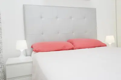 Cama o camas de una habitación en Masvacation Calle Lanzarote B, 4Room, Terrace