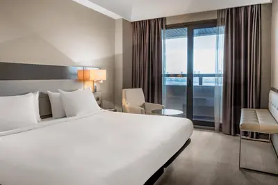 Cama o camas de una habitación en AC Hotel Iberia Las Palmas by Marriott