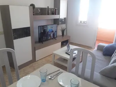 Una televisión o centro de entretenimiento en Burrero Seasight