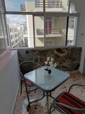 Zona de estar de Alcaravaneras Hostel