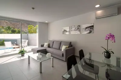 Zona de estar de Apartamentos Cordial Mogán Paraíso