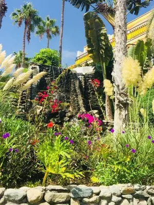 Jardín al aire libre en Aquamar