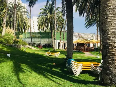 Jardín al aire libre en Aquamar