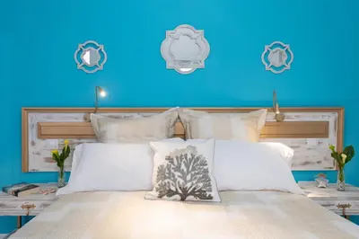 Cama o camas de una habitación en Casa Antonia by the beach Melenara