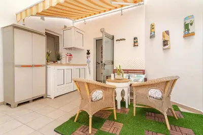 Una cocina o zona de cocina en Apartamento Vera Canteras