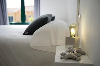 Cama o camas de una habitación en Villa situada en Maspalomas Gran Canaria,