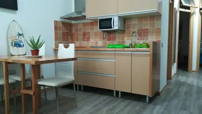 Una cocina o zona de cocina en Apartamento la piedra viva 2 arinaga